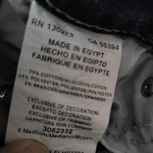 LEE Embroidered Girlfriend Jeans Sz 8 - Picture 6 of 6